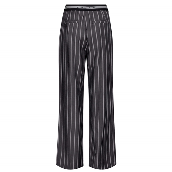 Co\'Couture SueCC Stripe Logo Bukser, Sort